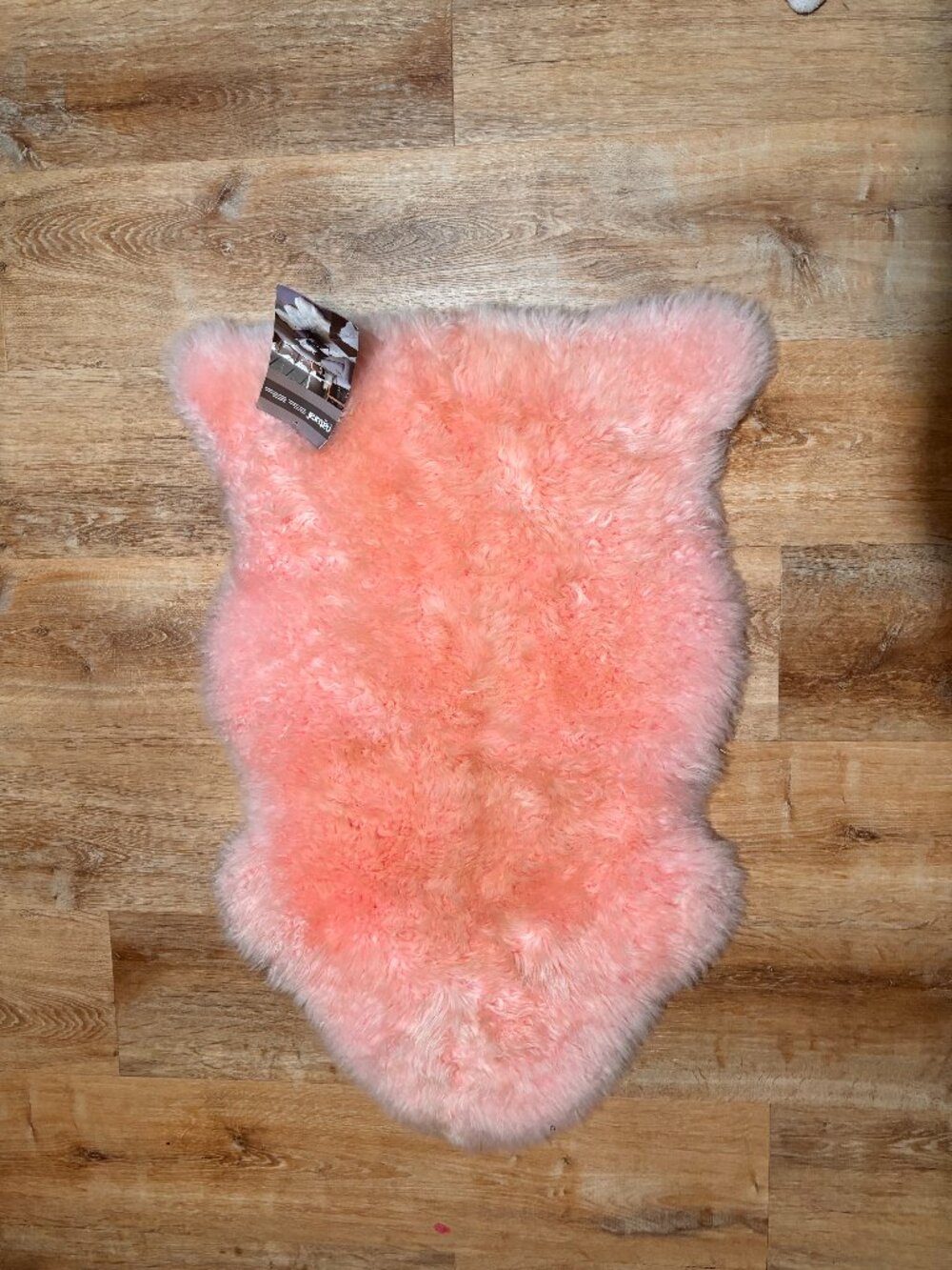 Natural Brand Sheepskin Rug - Pink